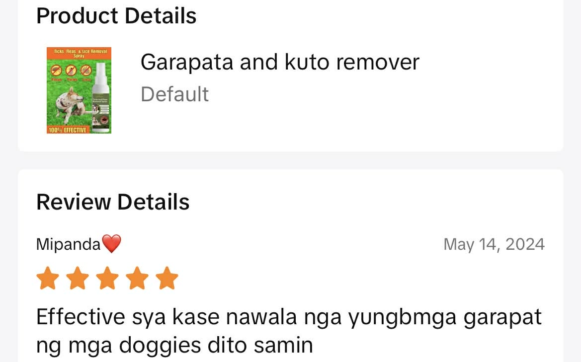 Customer testimonial