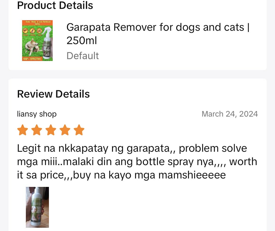 Customer testimonial